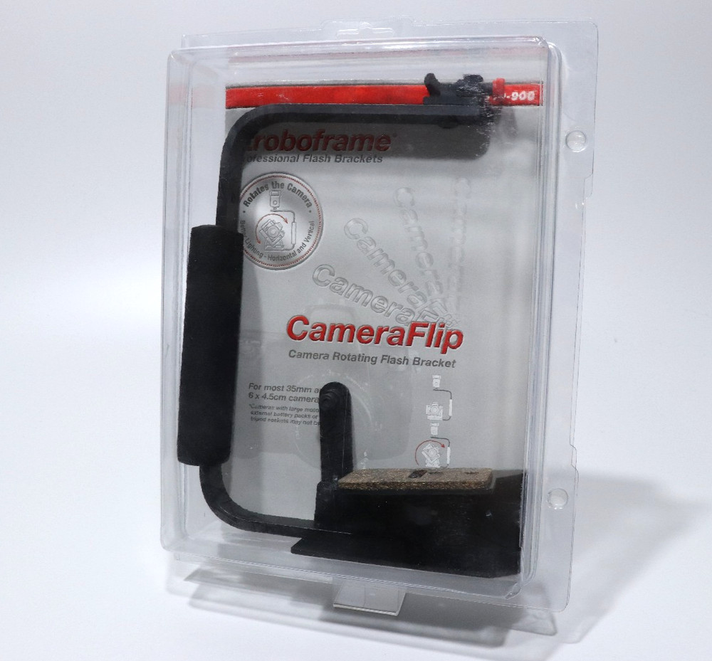 Stroboframe Photo Flash Bracket, Camera Flip Grip, by Tiffen - Open BOX