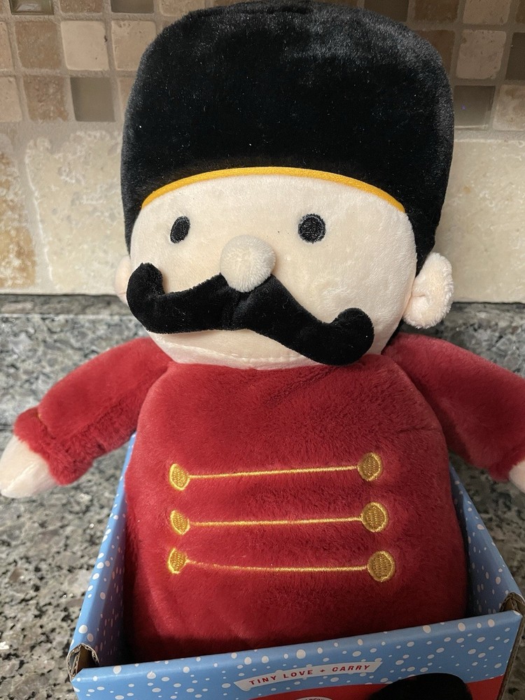 Plush Nutcracker Pillow With Removable Heat Pack. 12In Super Soft.