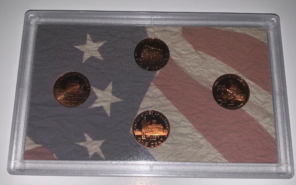 2009 S Four Coin Lincoln Proof Set