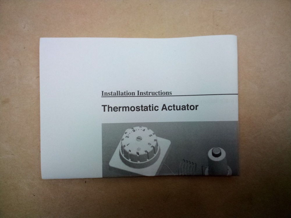 10L943 Thermostatic Control Actuator Type Remote Mount