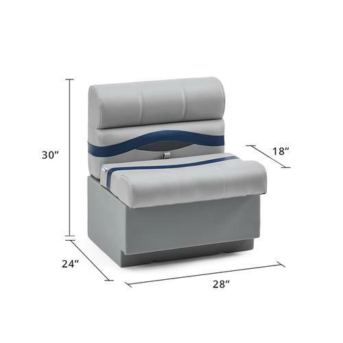 DeckMate 28" Premium Pontoon Bench Seat