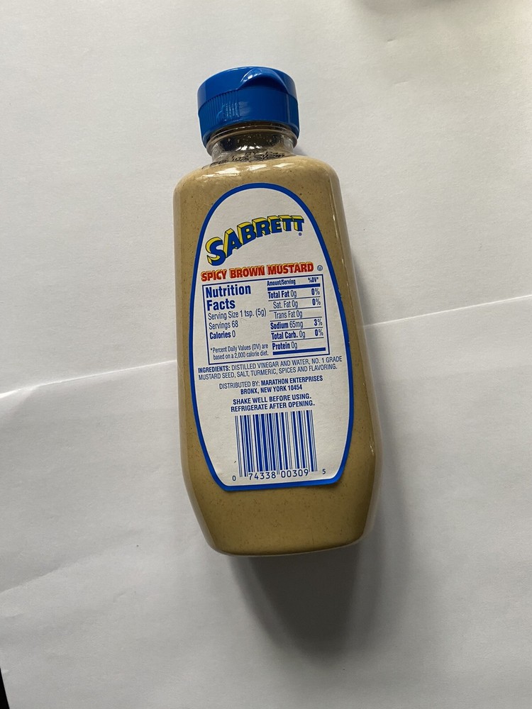 Sabrett Mustard SealedTHE ORIGINAL from NYC!