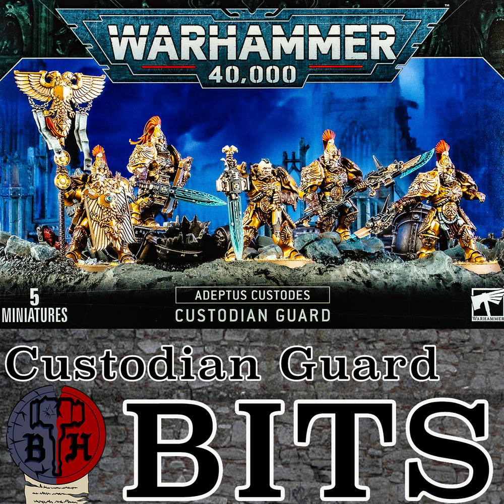 Warhammer 40K Adeptus Custodes Custodian Guard Squad BITS Games Workshop