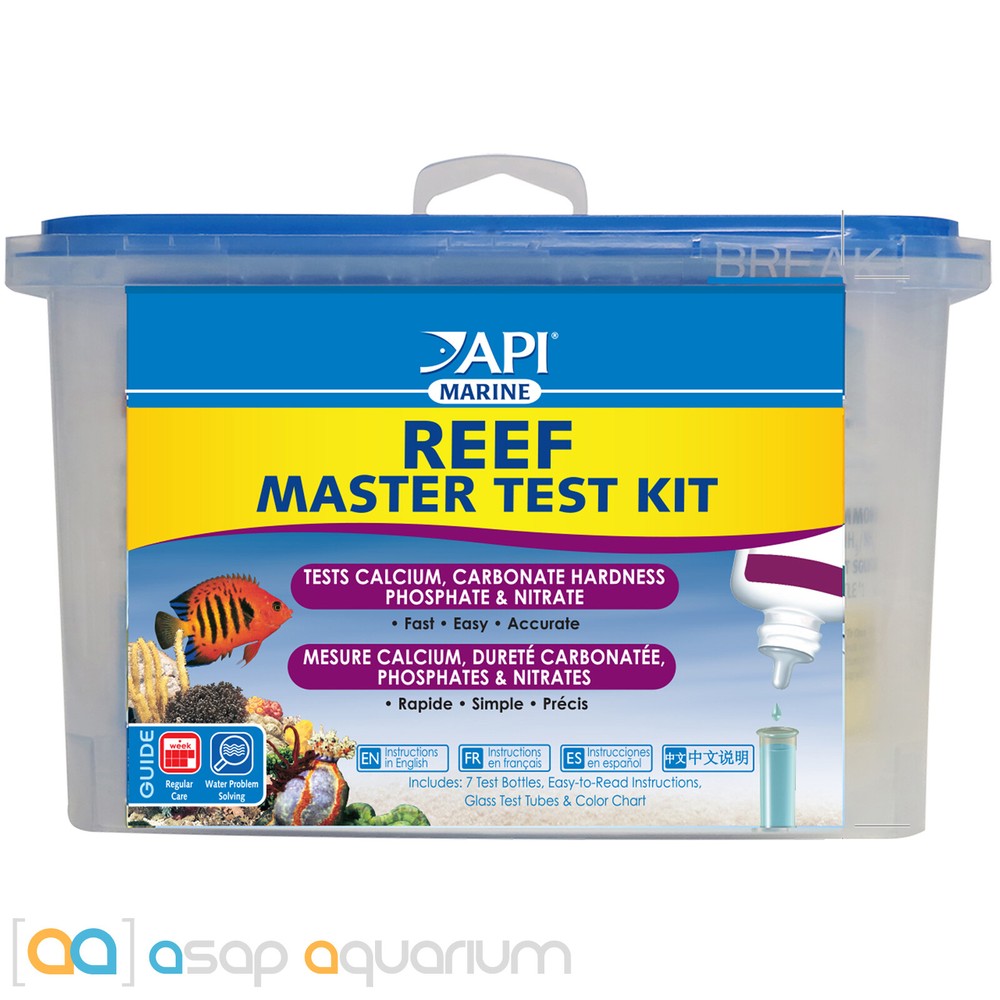 API Reef Master Test Kit 4 in 1 Multi-Test Kit Calcium KH Phosphate Nitrate