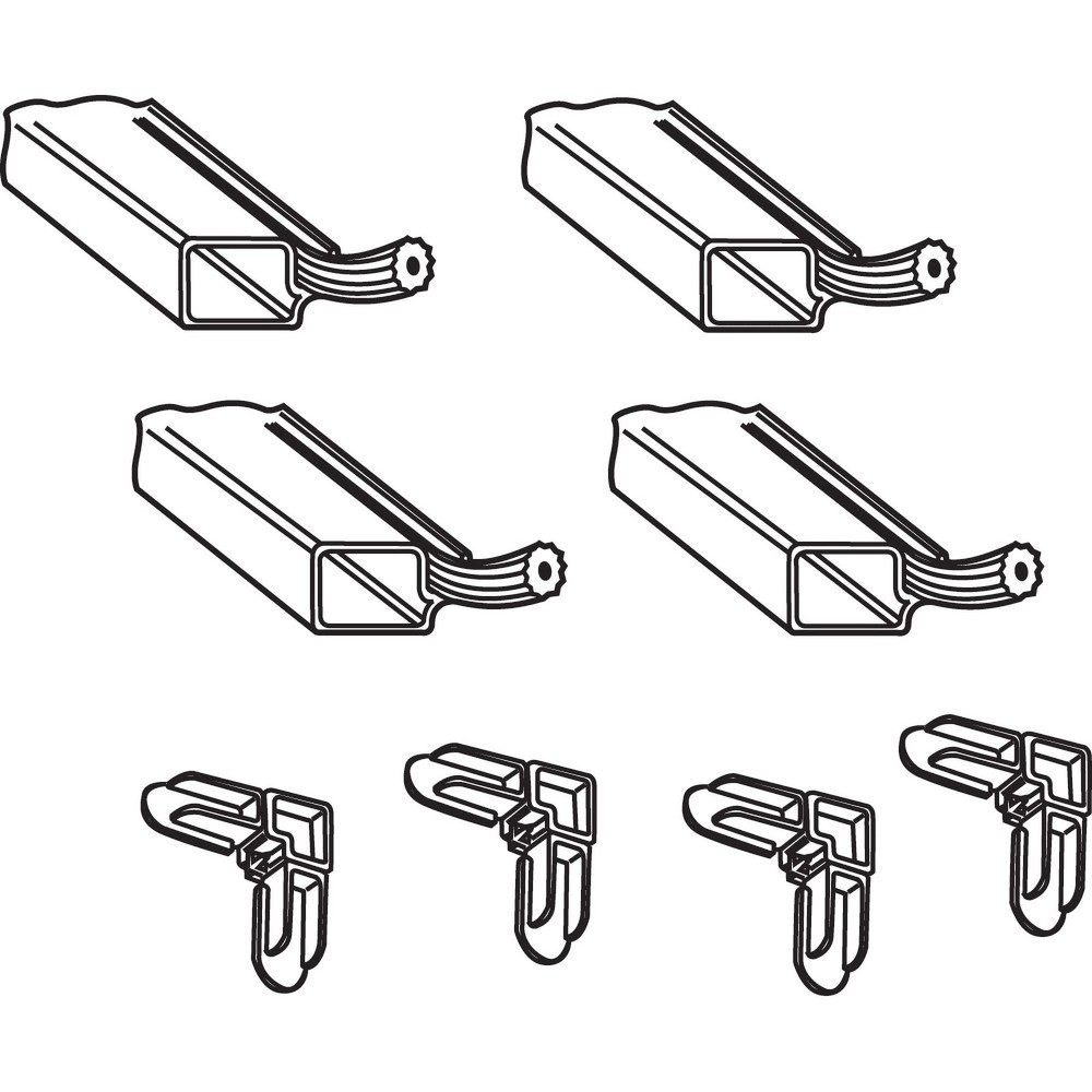 Make-2-Fit PL 7812 Window Screen Frame Kit 5/16" x 3/4" x 36" (White)