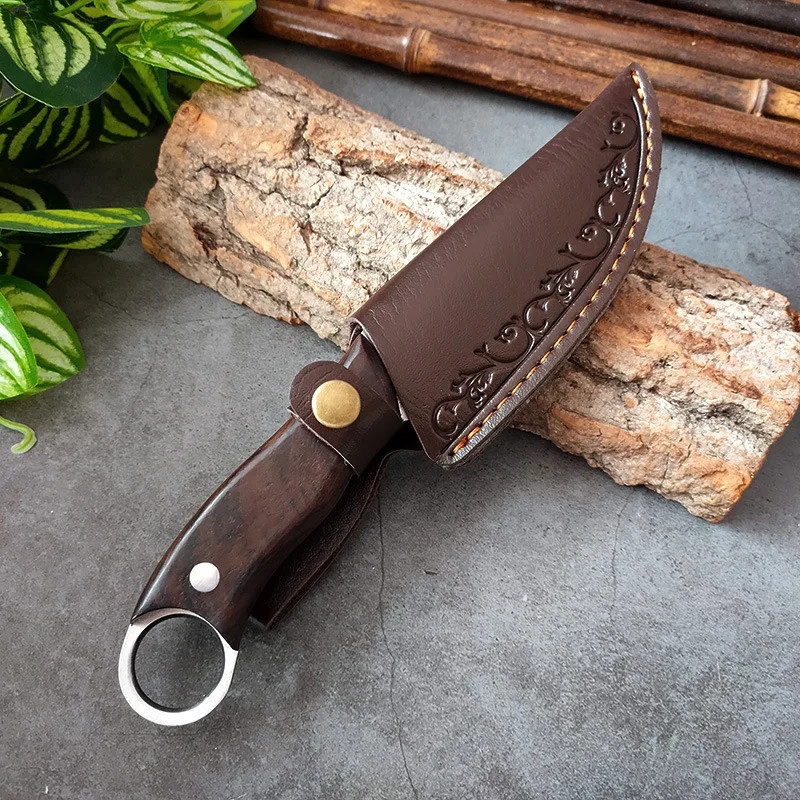 Hand-Forged Bone Sharpener Boning Knife