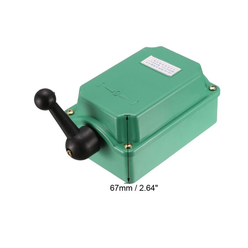 Drum Switch QS-60 Forward/Off/Reverse Motor Control Plastic Shell 0 to 380V 60A