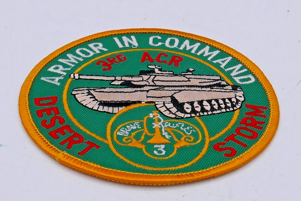 3rd ACR Armored CAV Desert Storm Patch M1 Abrams