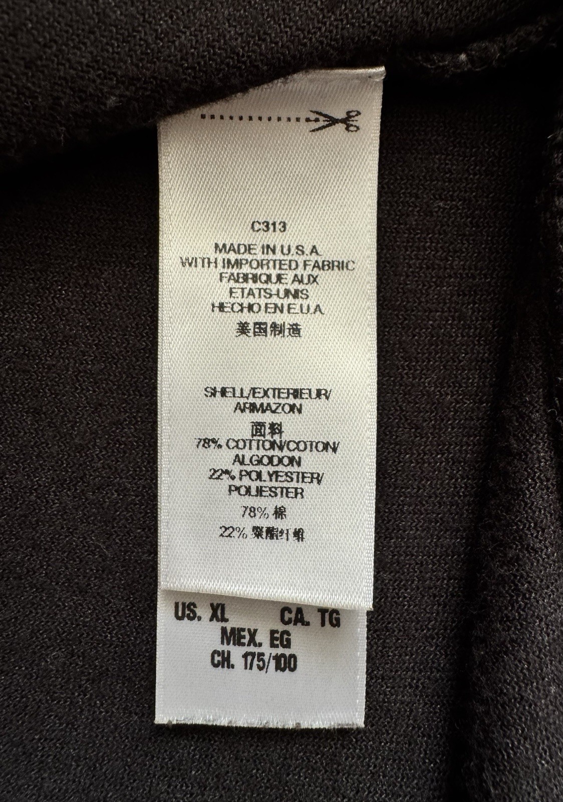 VTG Juicy Couture Black Velour Track Jacket Pink Scottie Dog Bling Size XL RARE