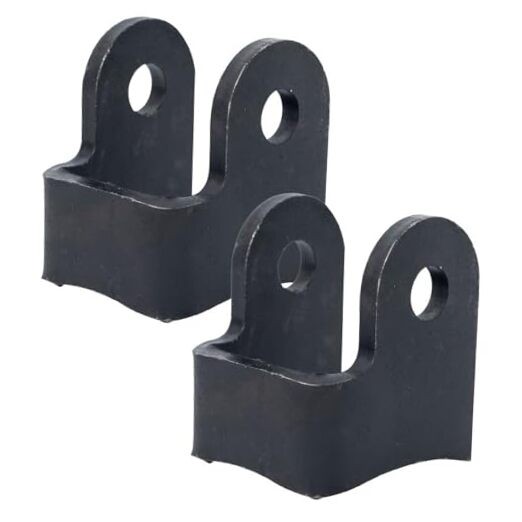 2 Pcs Shock Bracket, Heavy-Duty Shock Absorber, Black Vertical shock mounts