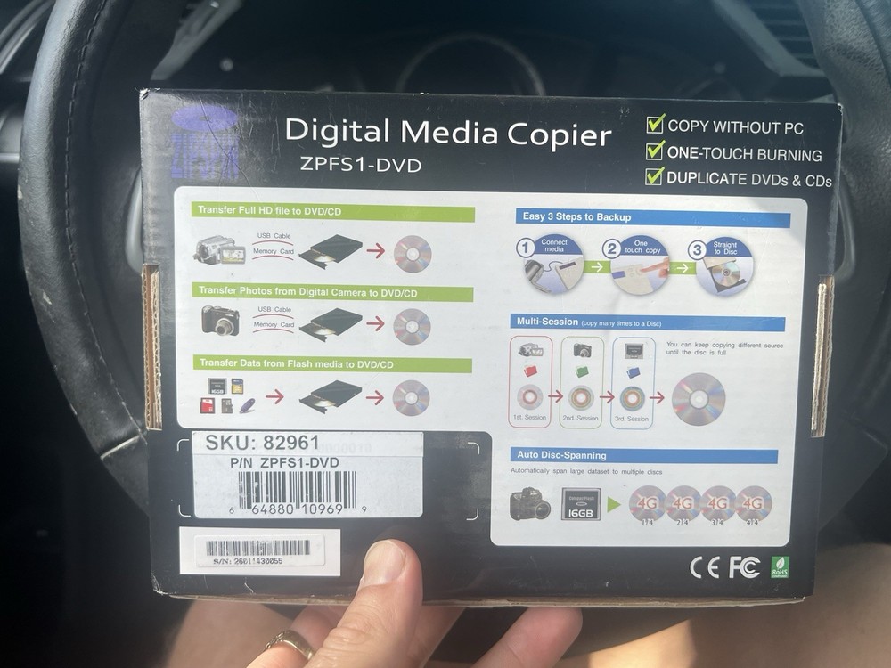 2PSPN Digital Media Copier ZPFS1-DVD
