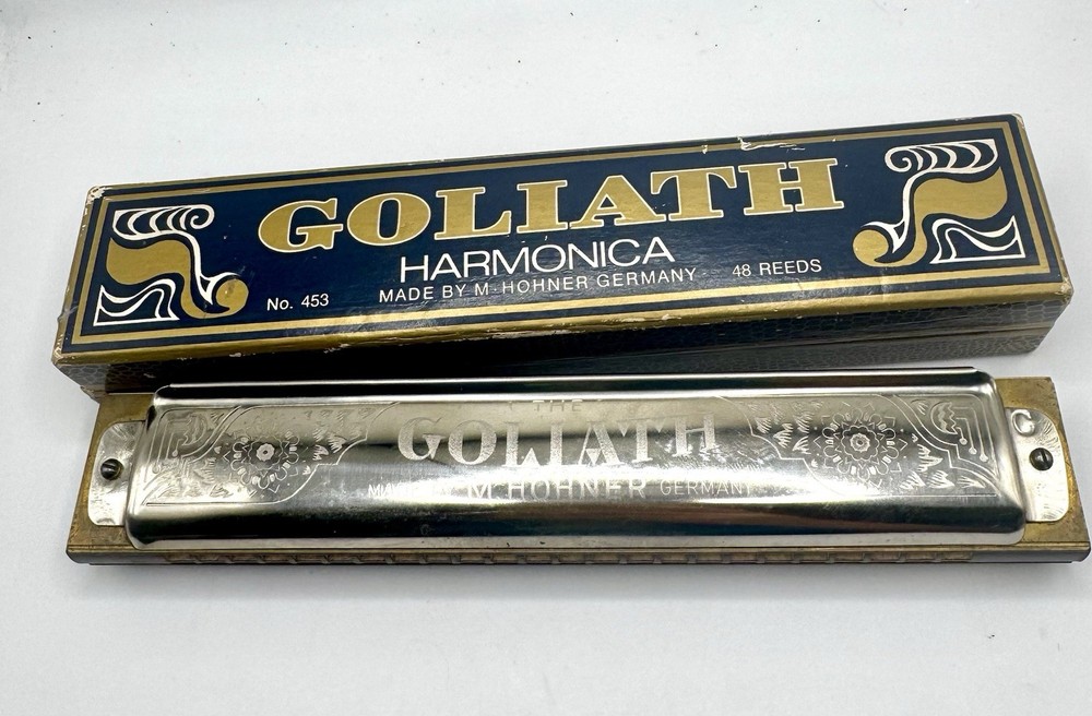 Hohner Goliath Harmonica 453/48 With Box Germany