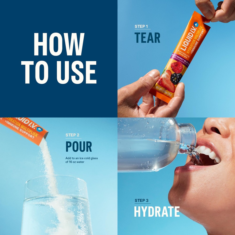 Liquid I.V.® Hydration Multiplier +Immune Mango Passionfruit | Electrolyte P...