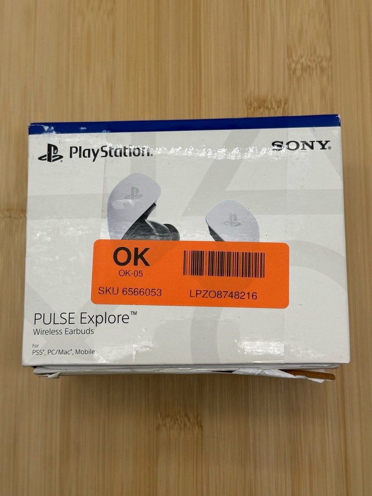 PlayStation Pulse Explore Wireless Earbuds Headset Bluetooth PS5 White