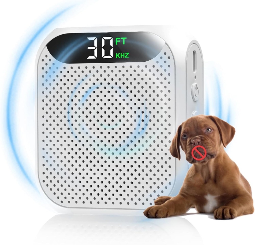 Anti Barking Devices, 30FT Effective Range and 3 Adjustable Modes, Rechargeable