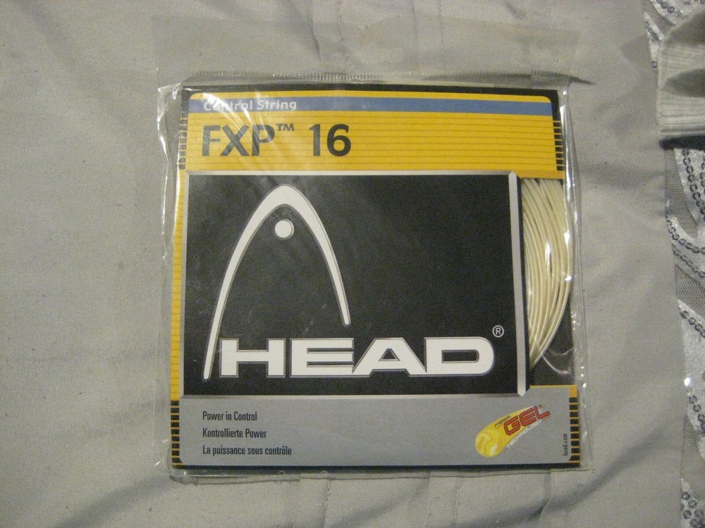 HEAD FXP 16 (CONTROL STRING) 16 GAUGE TENNIS RACQUET STRING