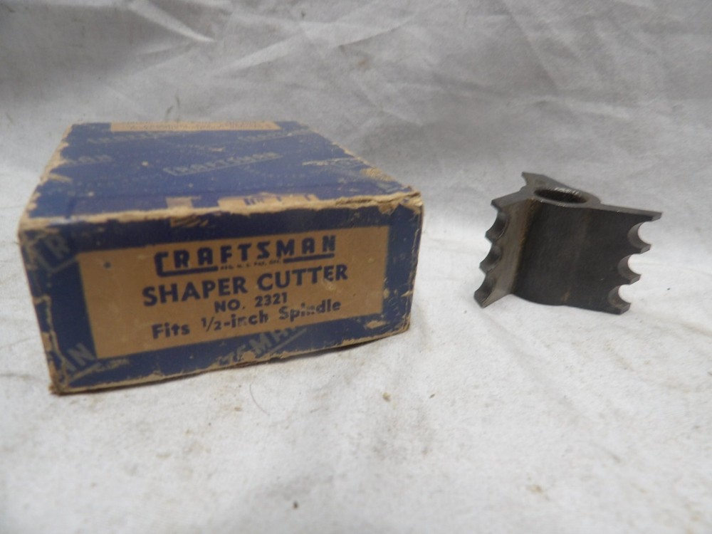 Craftsman Shaper Cutter Fits 1/2" Spindle #2321