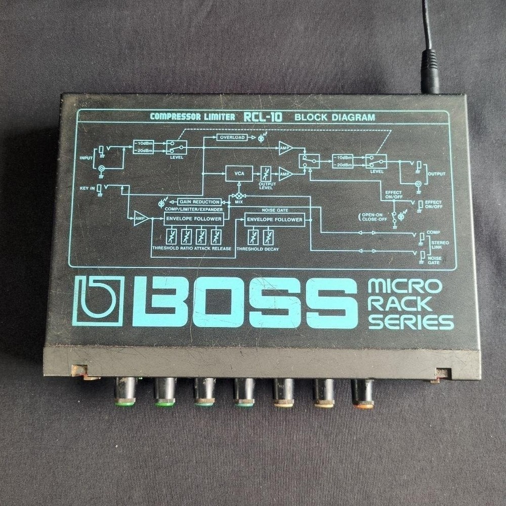 BOSS RCL-10 Compressor Limiter Guitar Effects Pedal Good GP