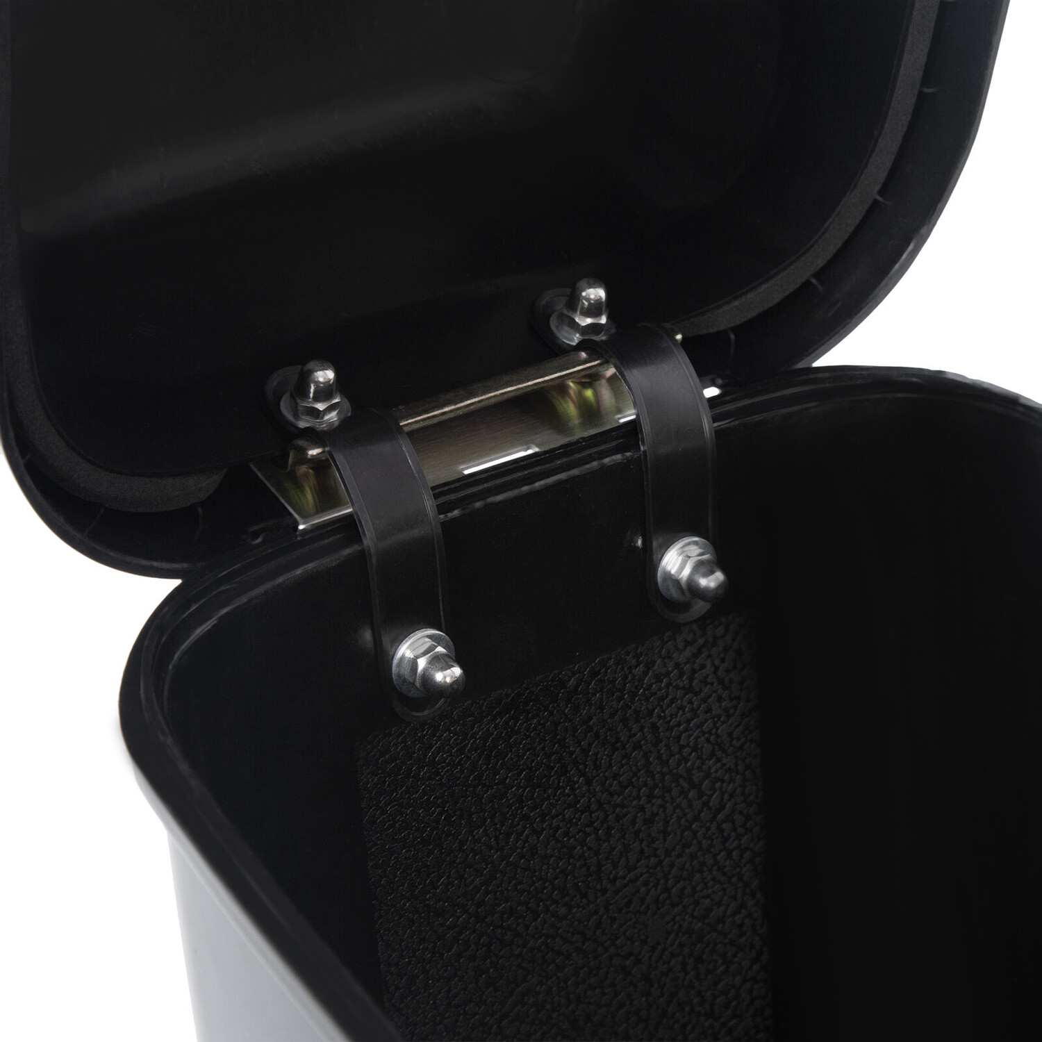 Black Motorcycle Hard Side Saddle Bags w/Hardware For Yamaha V-Star XVS 650 1100