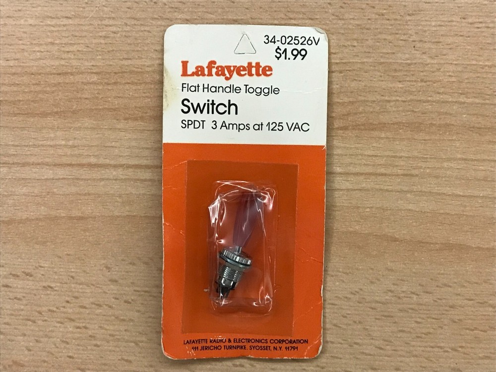 Lafayette Flat Handle Toggle Switch - NOS
