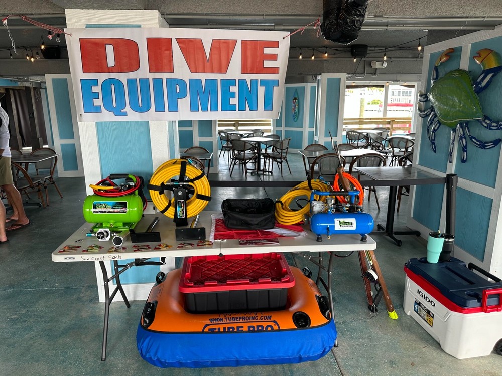 Hookah Diving Float raft with protective bottom cover and PVC frame