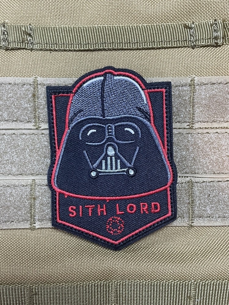 Sith Lord Darth Vader Federation Dark Side Star Wars Tactical Patch Hook Loop