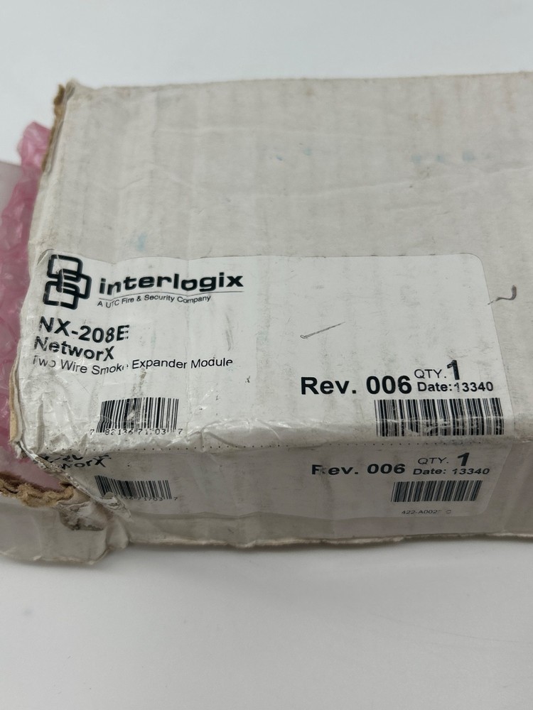 NEW INTERLOGIX NX-208E NETWORX TWO WIRE SMOKE EXPANDER MODULE