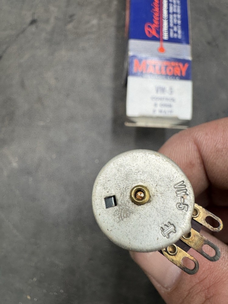MALLORY VW5 CONTROL 5 OHM 5 WATT NOS