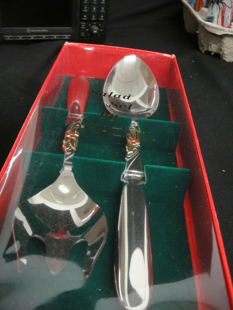 YAMAZAKI TABLEWARE HOLIDY BOUQUET 2peice Salad Set