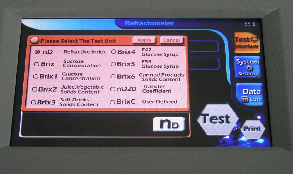 Azzota ® Automatic Digital Abbe Refractometer (Automatic design w/ Large LCD)