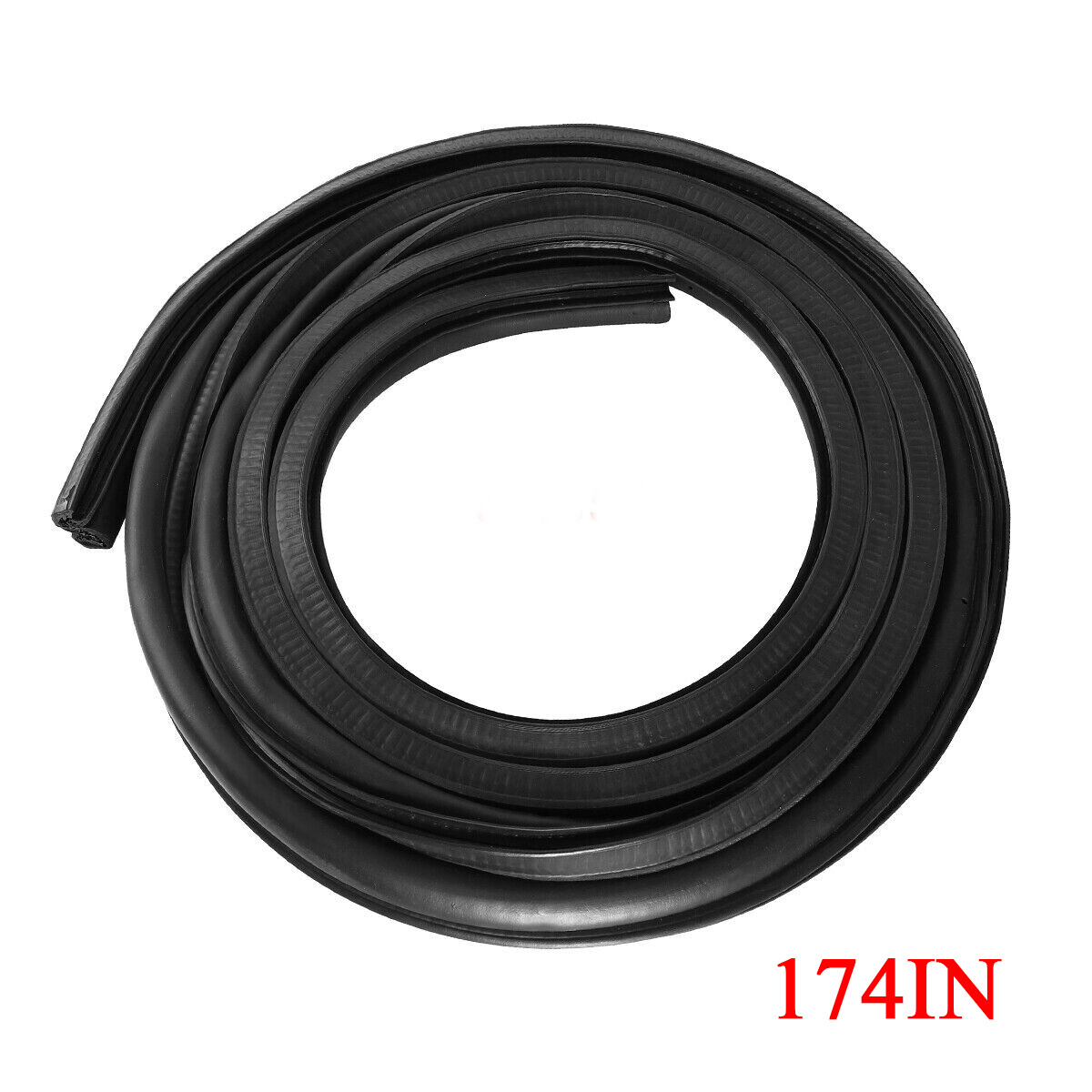 Rubber Door Seals Weatherstrip Pair Set Truck for 73-79 Ford F100 F150 F250 F350