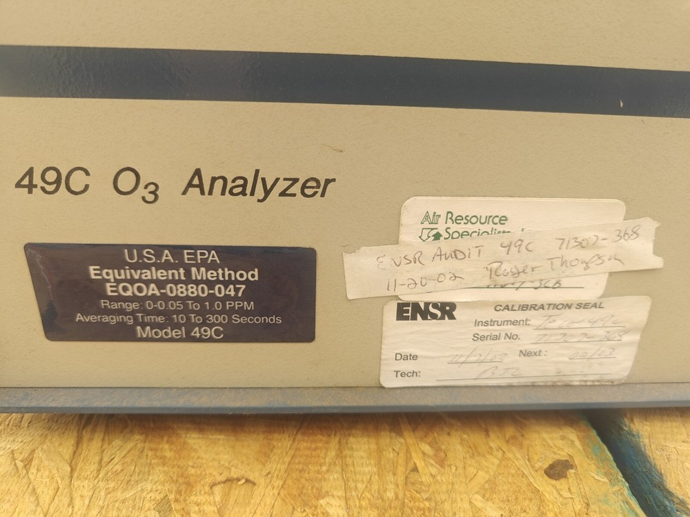 Thermo Environmental Model 49C O3 Analyzer