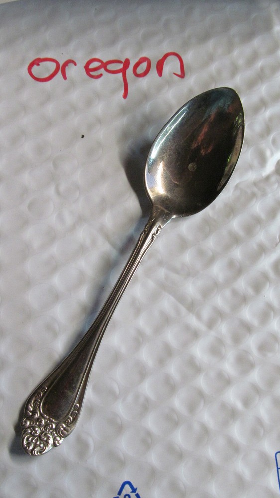 "OREGON "1900 TEASPOON Antique Silverplate No Monogram