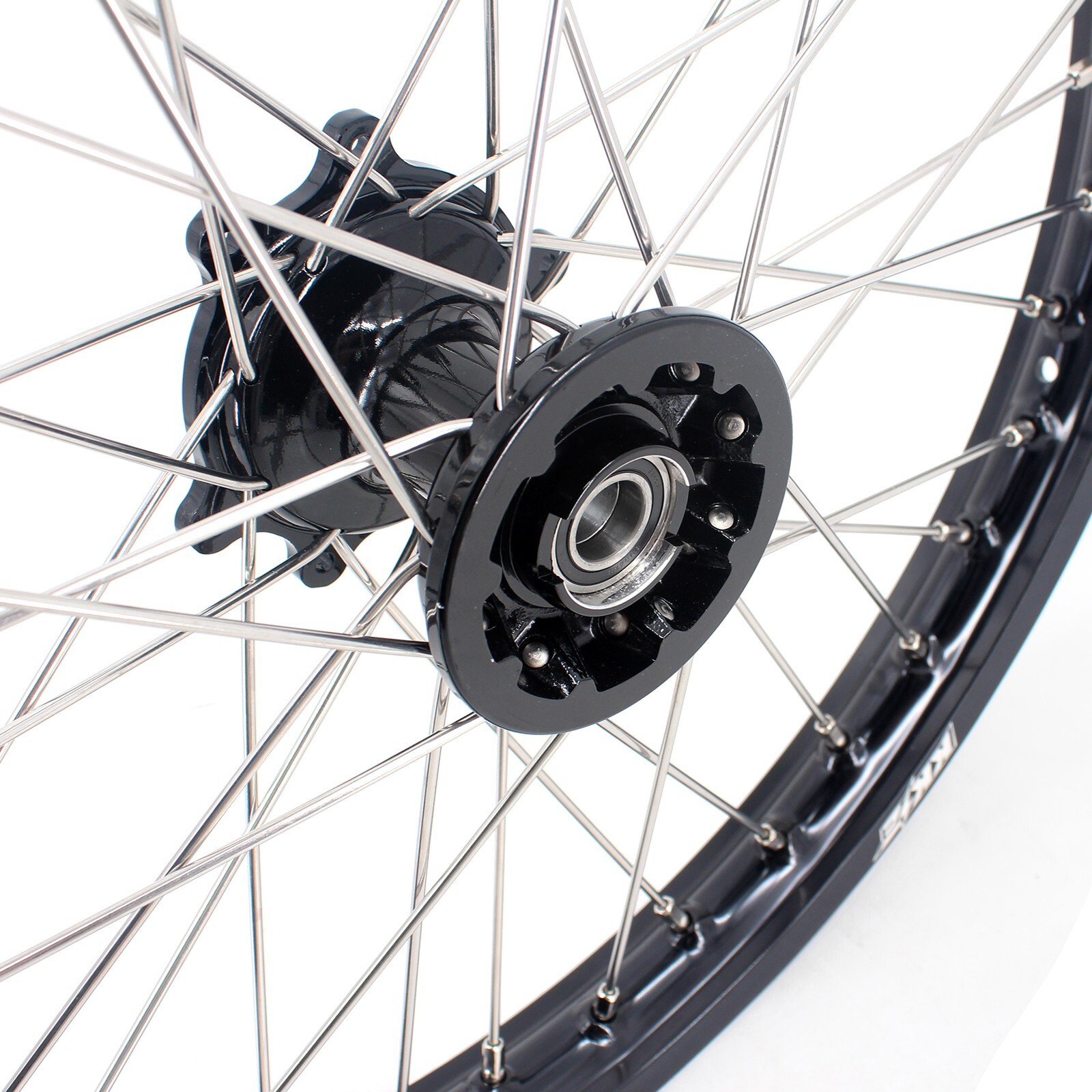 KKE 21/19" Cast MX Wheels Fit Honda CR125R CR250R 1995-2001 CR500R 1996-01 Black