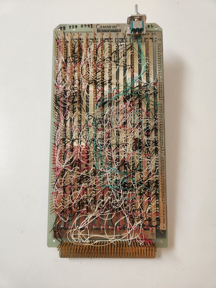 Cambion Wire Wrap Pin Board With Integrated Circuits