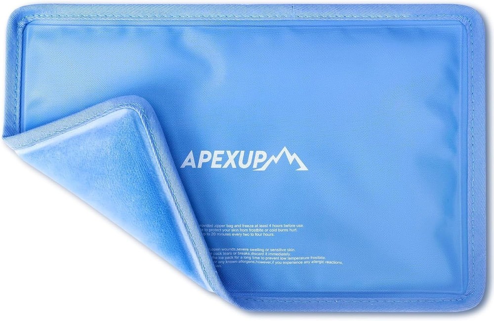 Extra Large Gel Flexible Back Ice for Injuries Reusable Multi Sizes Cold Pack