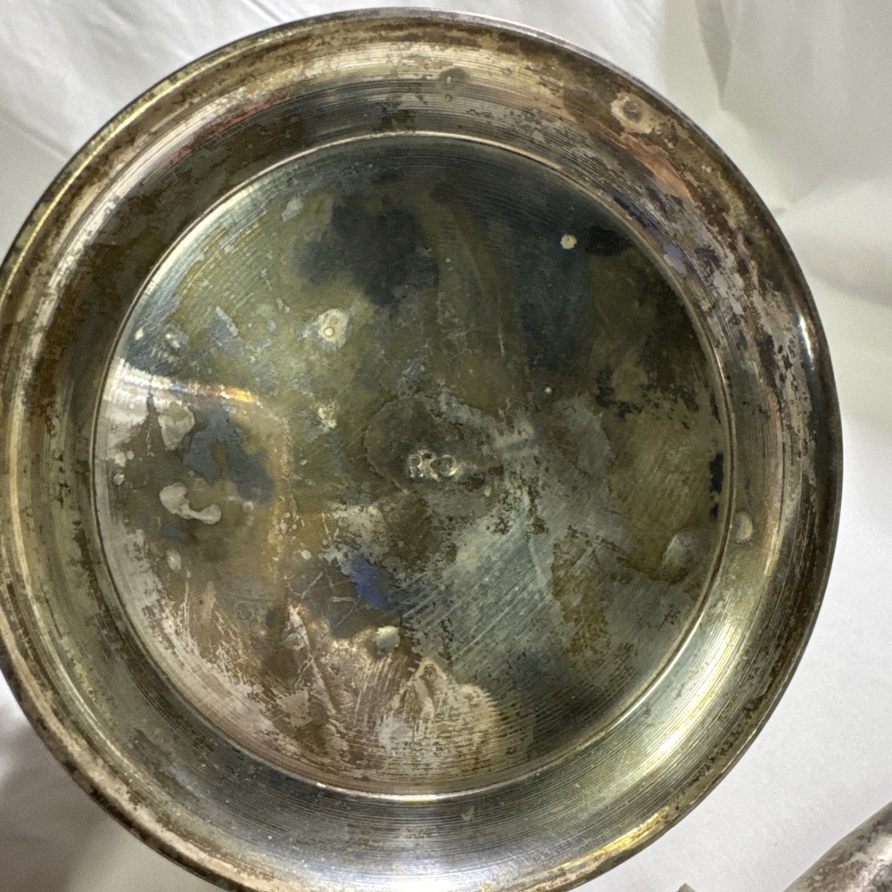 Vintage Silver Pitcher. Broken Spout.