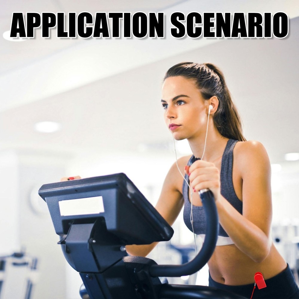 Tinoaly 2pcs Universal Treadmill Magnet Medium, 红色的