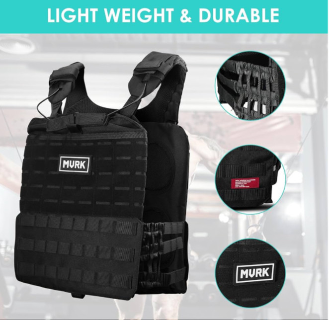 NEW MVRK Adjustable 10lb Tactical Training Vest