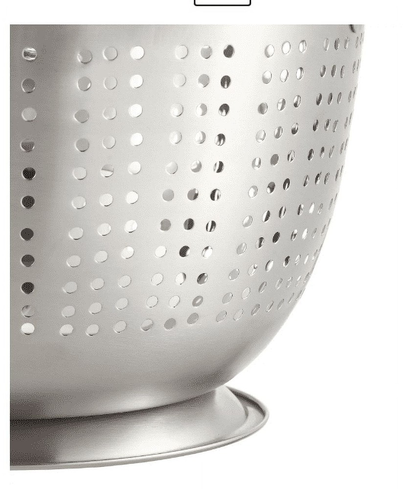 SS 5QT Multi-Use Colander for Straining, Draining & Rinsing