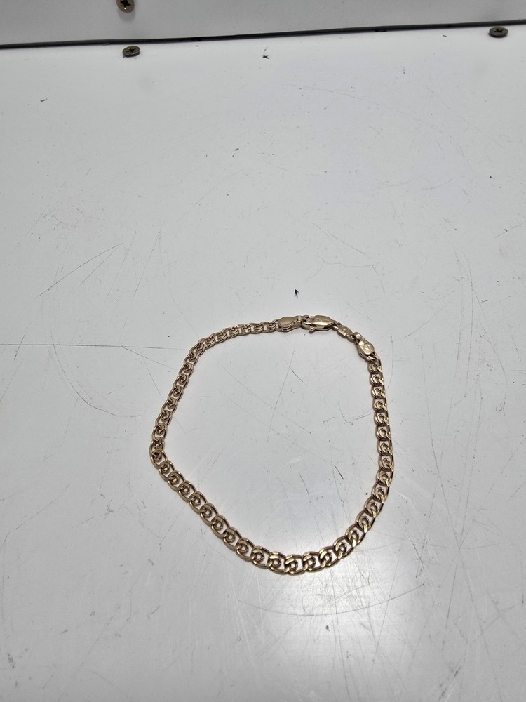 gold-plated silver bracelet 19 cm long(2)
