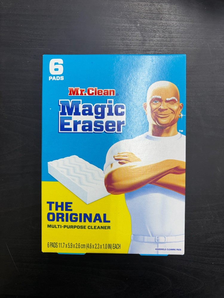 Mr. Clean Magic Eraser Original 6 Boxes (36 Pads Total) Multi-Purpose Cleaner