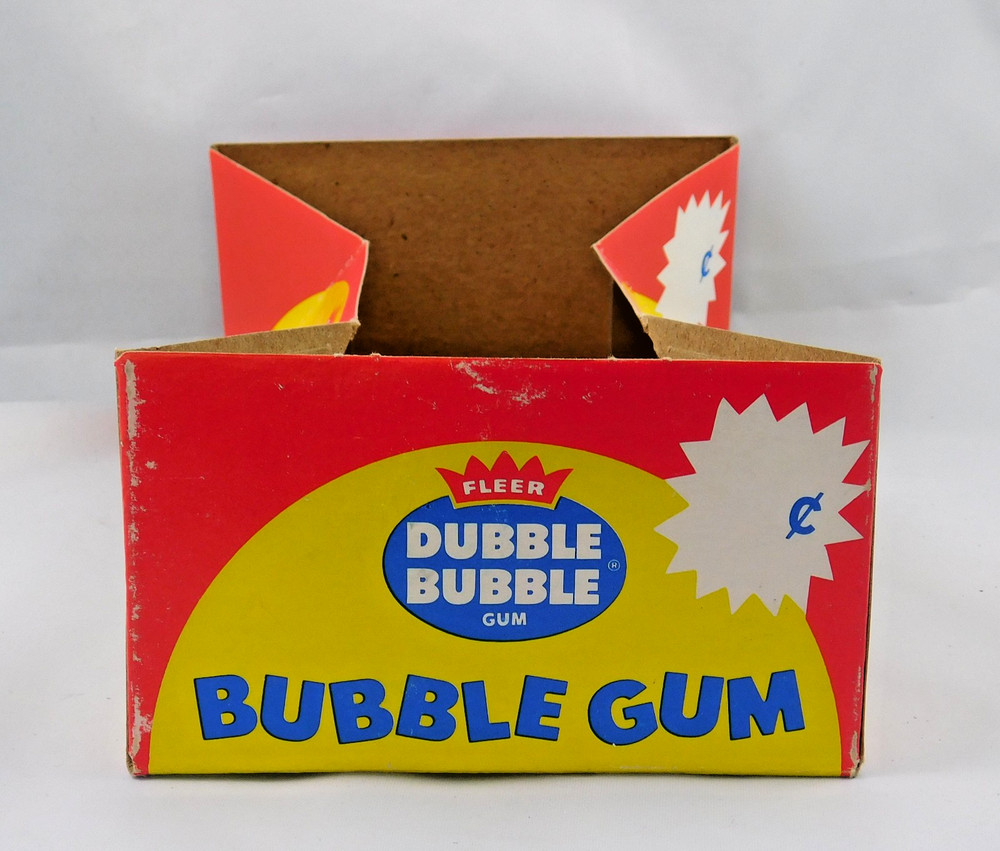 FLEER DUBBLE BUBBLE GUM DISPLAY STORE PACKAGE