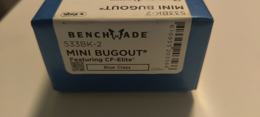 Benchmade Mini Bugout CF-ELITE 533BK-2 S30V Knife