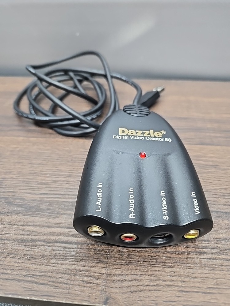 DAZZLE DVC-80 Digital Video Creator 80 Video Capture Device RCA USB Cable Tested