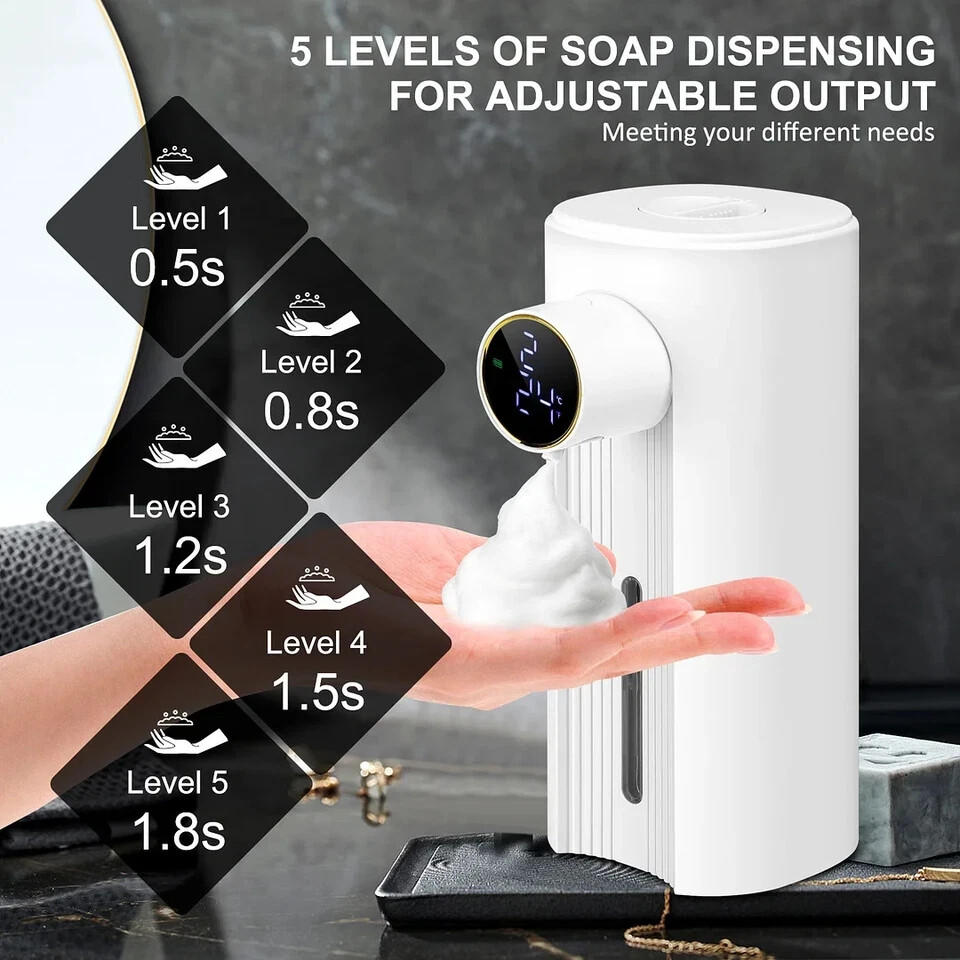 MONSTAKE W5 AUTOMATIC SOAP DISPENSER FOAMING - WHITE
