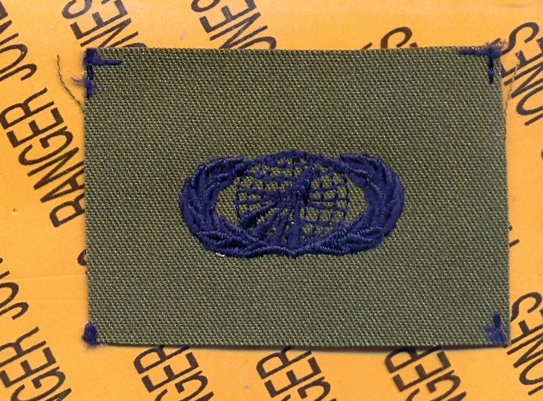 USAF Air Force Acquisition Qualification OD Green & Blue badge patch