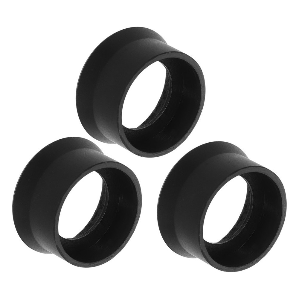 3 Pcs Microscope Eye Cups Eyepiece Protector Binocular Rubber Eyecups