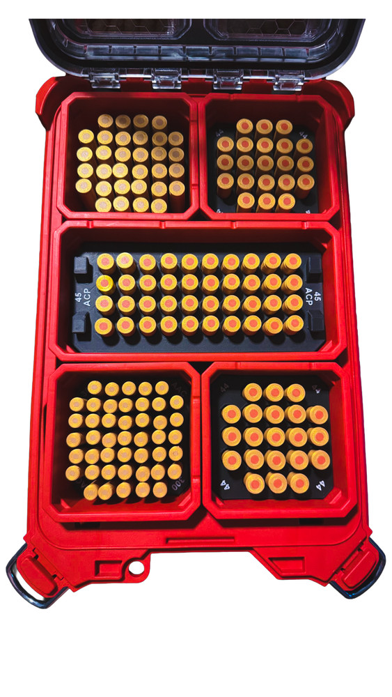 Milwaukee Packout Compact ammo inserts.
