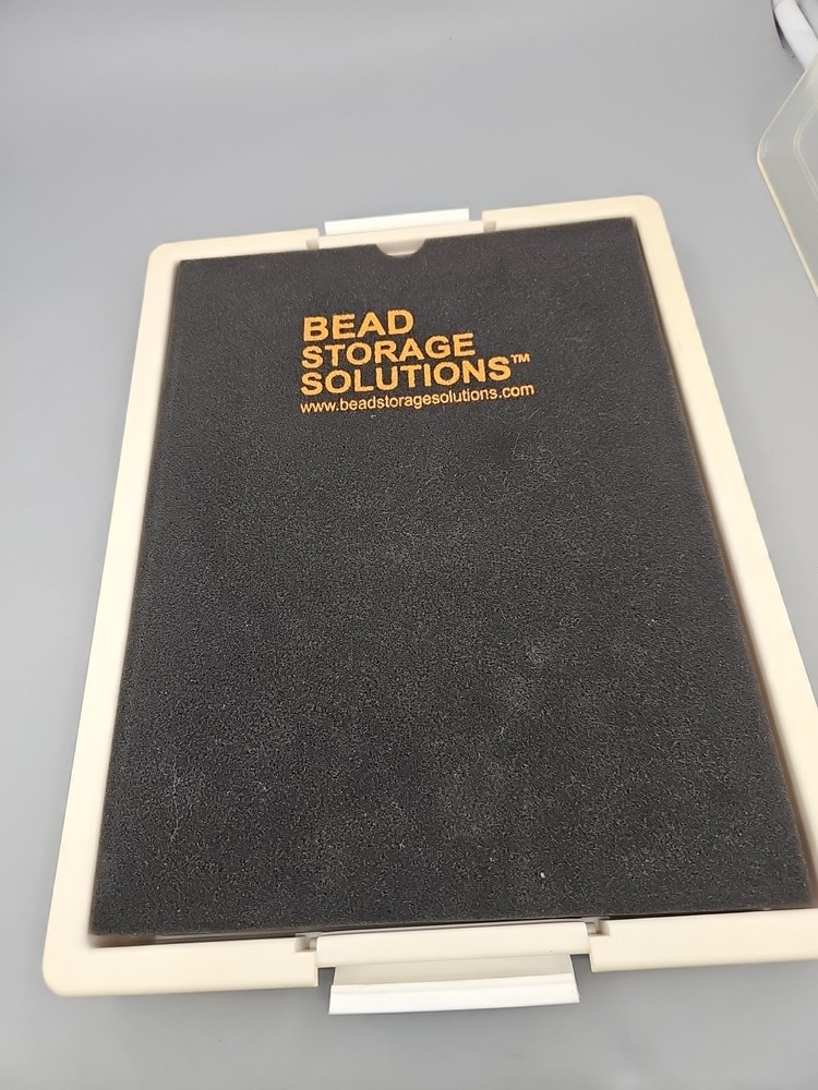 Bead Storage Solutions Durable 4 Piece Work in Progress Bead Storage Tray, White